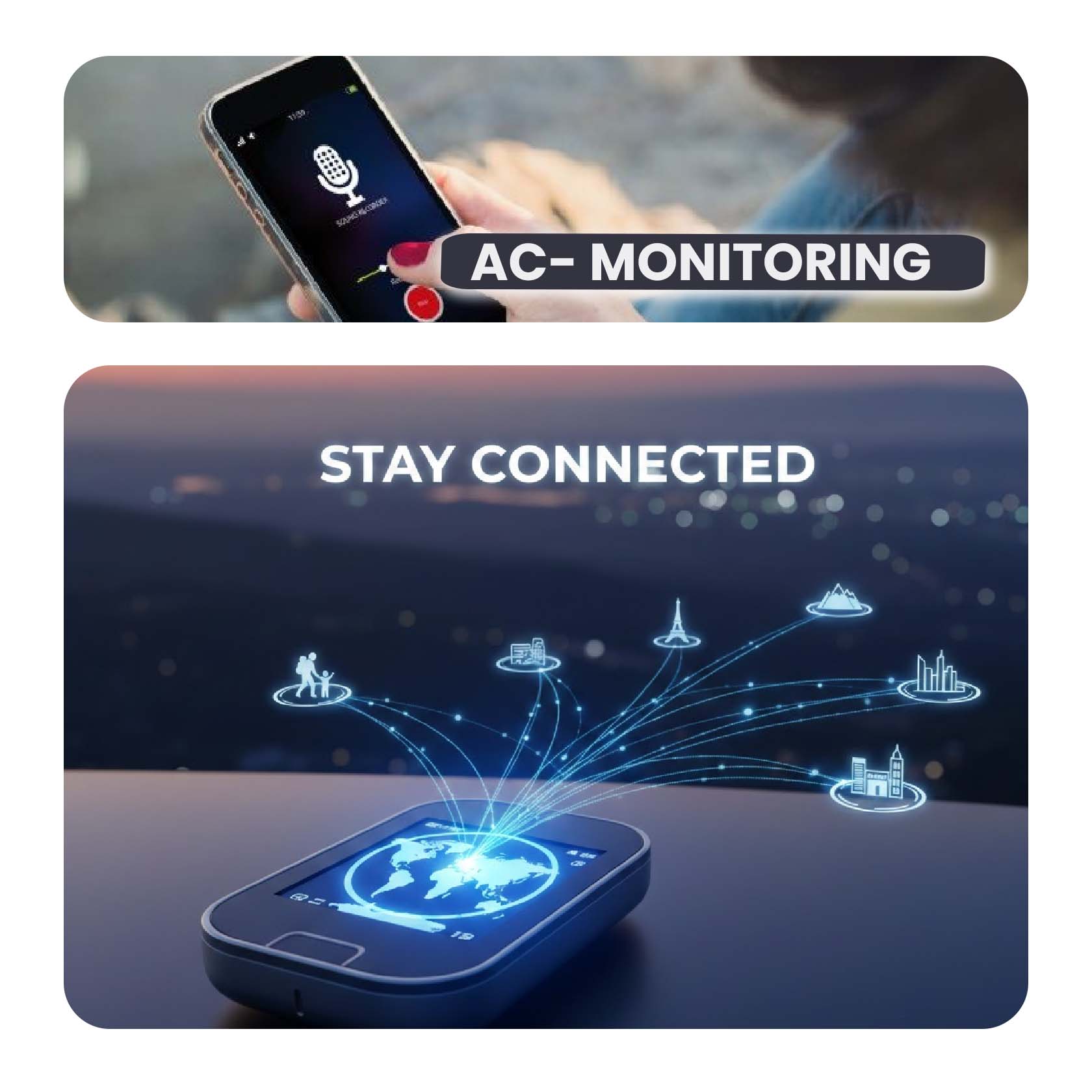 AC Gps Tracker for Car Ac On/off alert