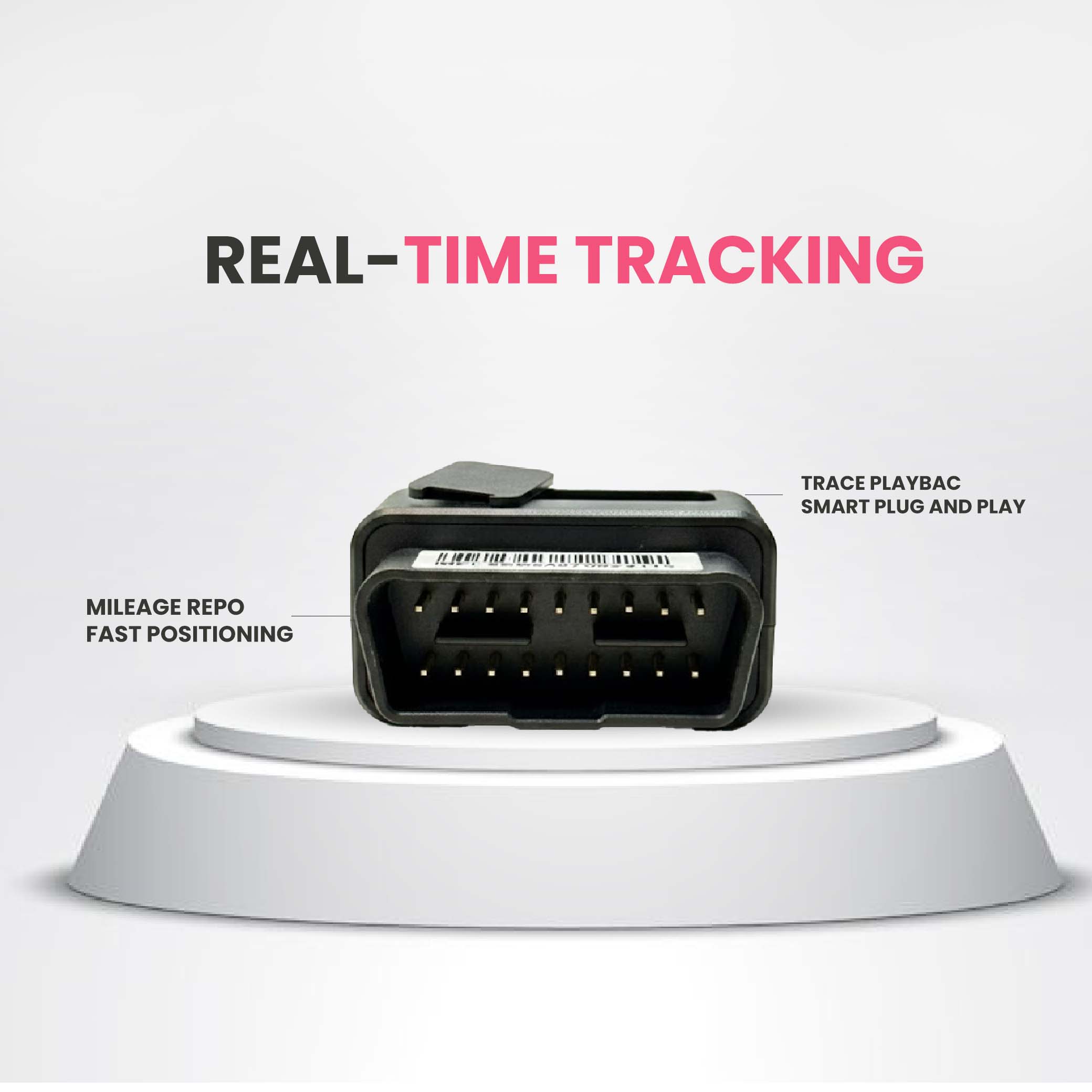 Exohive Digital™ Smart OBD GPS Tracker for Car | Plug & Play Real-Time Vehicle Tracking | Geo-Fencing Alerts | Route History | 1-Year Free Subscription